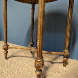 Gilded pedestal table from the Napoleon III period