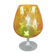 Vase vert en forme de verre à cognac vintage 70'