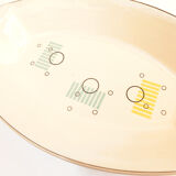 1950s opart, platter, bowl VEB Steingutwerk Torgau, Germany