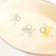 1950s opart, platter, bowl VEB Steingutwerk Torgau, Germany