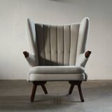 Pair of vintage Svend Skipper “Model 91” lounge chairs, Denmark, 1960s