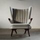 Pair of vintage Svend Skipper “Model 91” lounge chairs, Denmark, 1960s