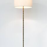 Brass floor lamp, circa 1940