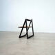 Set of eight folding dining chairs designed by Aldo Jacober for Alberto Bazzani