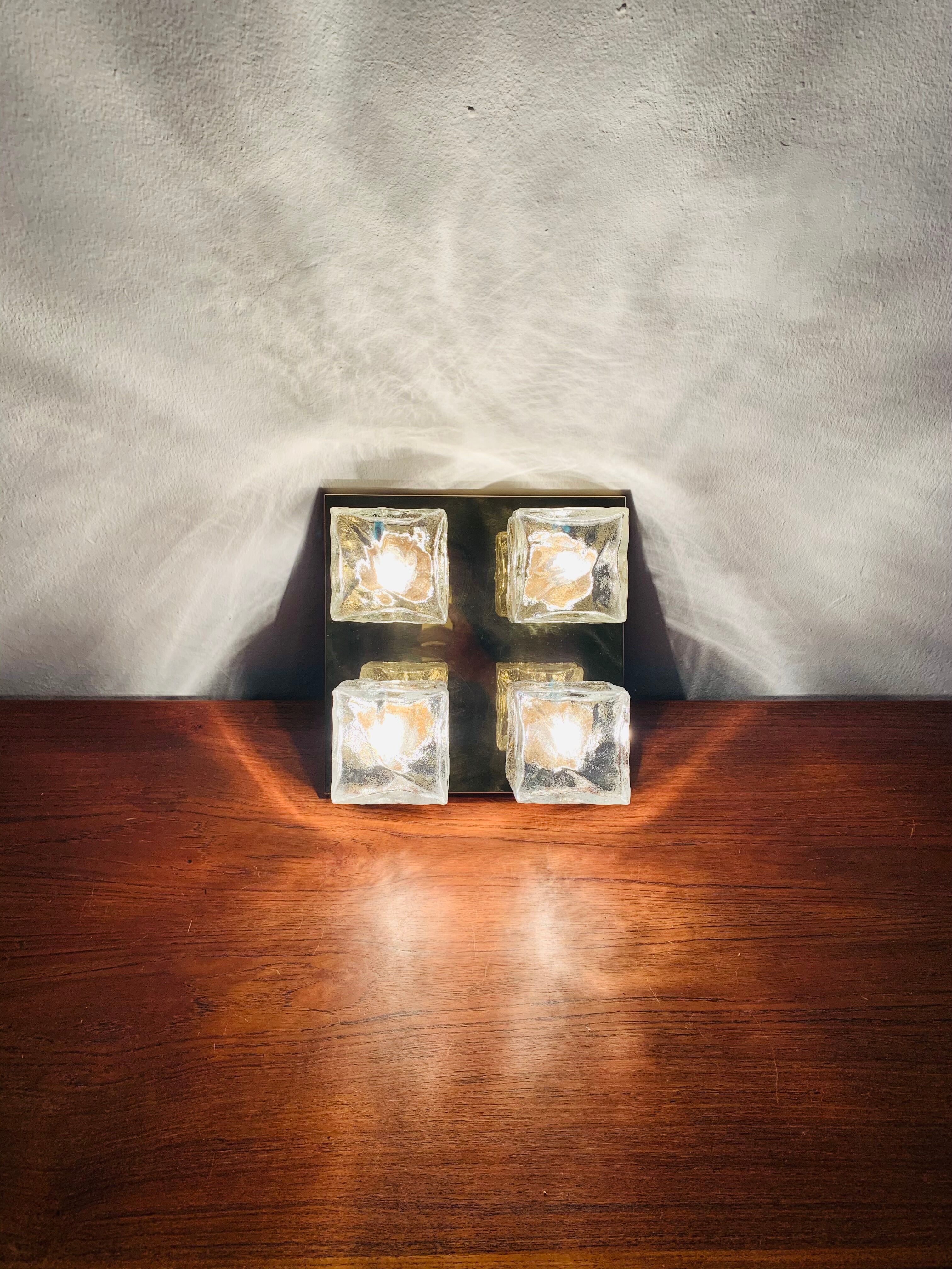 Ice Cube Flush Light by J.T. Kalmar for Franken KG