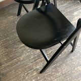 Pair of Thonet 751 Bahaus folding chairs in bentwood