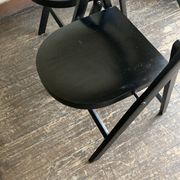 Pair of Thonet 751 Bahaus folding chairs in bentwood