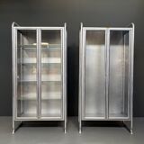 2 vitrines médicales italiennes vintage de profa - padoue