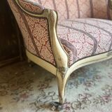 Antique Louis XV style bench – Napoleonic III period – 110 cm