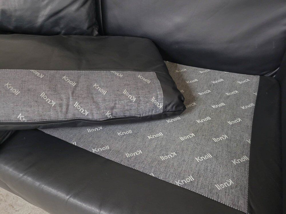 Canapé en cuir Heli par Otto Zapf pour Knoll, années 1980