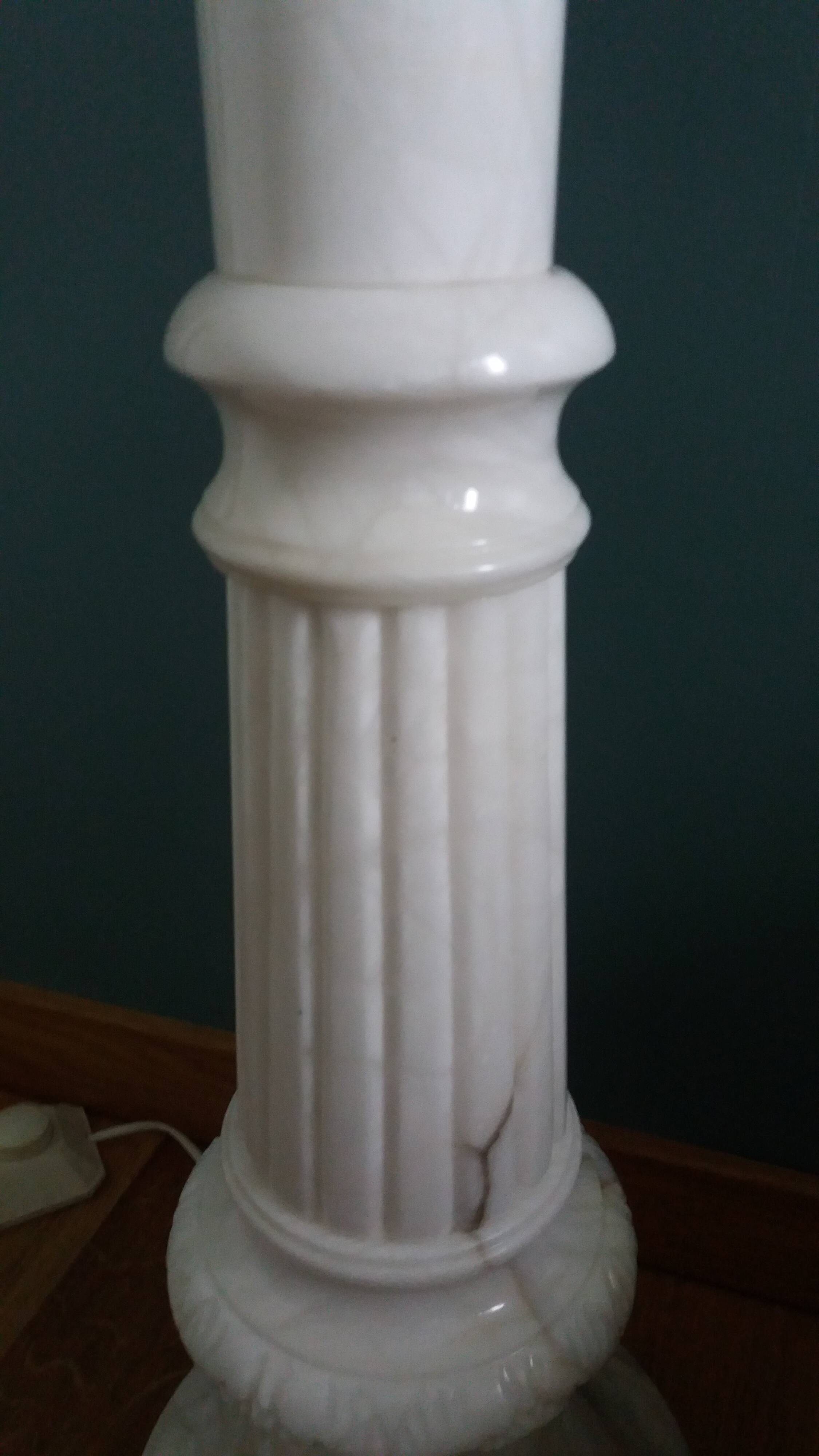 Alabaster light column