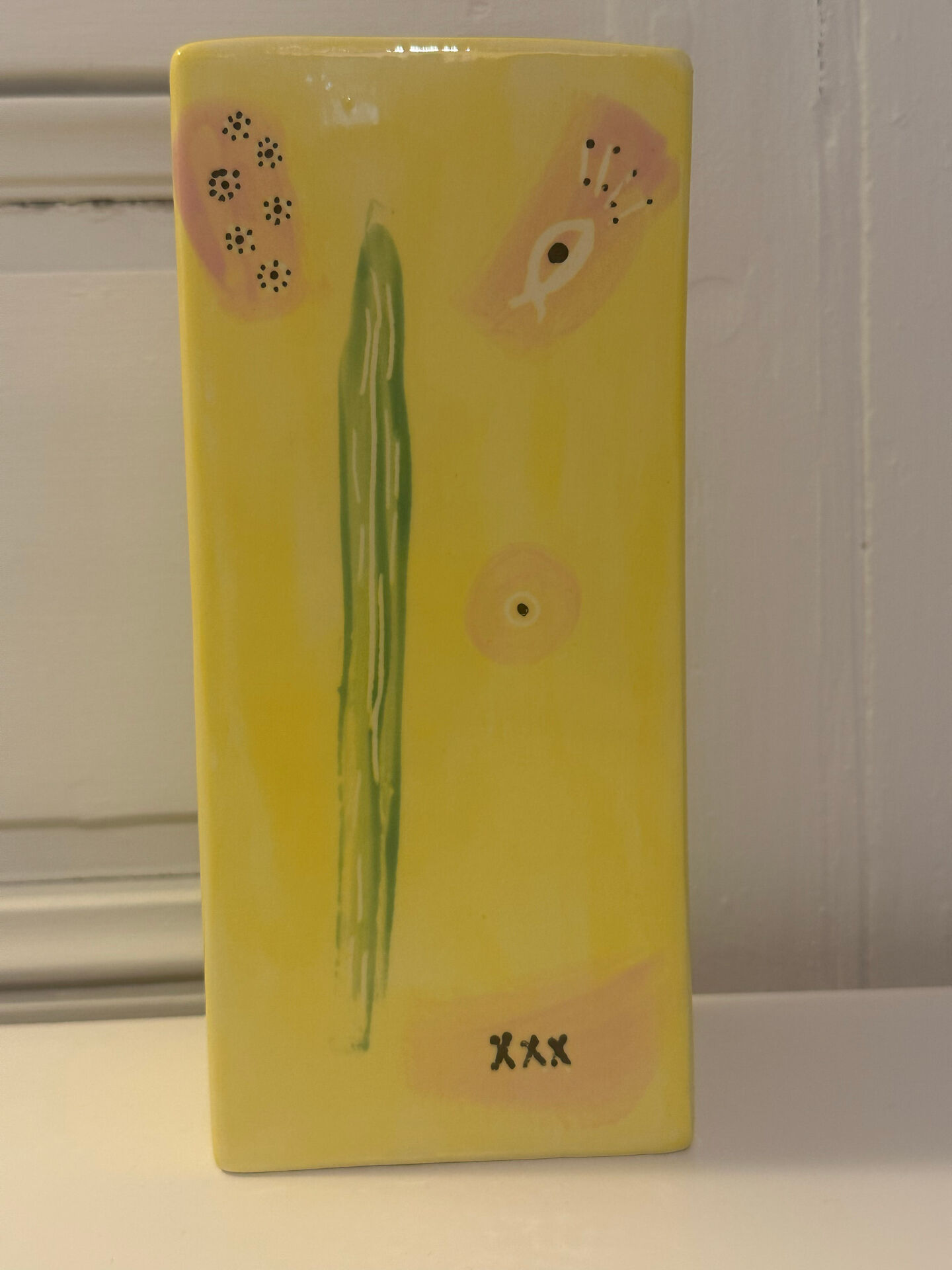 Hand-painted vase