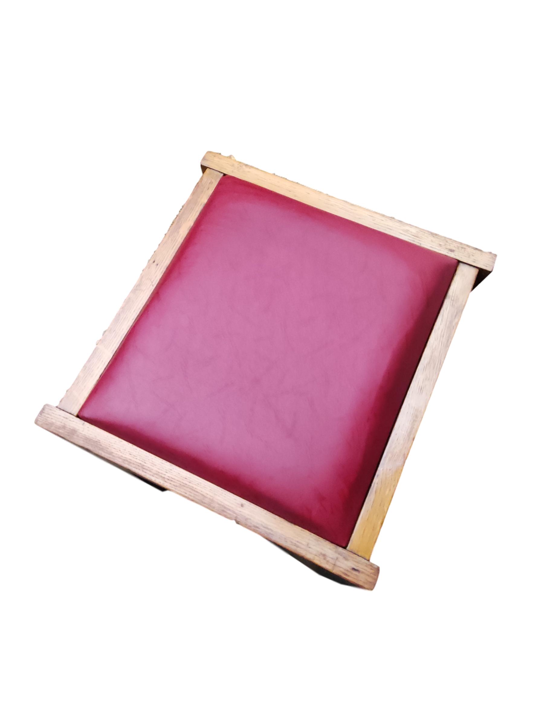 Geometric oak stools, 1940