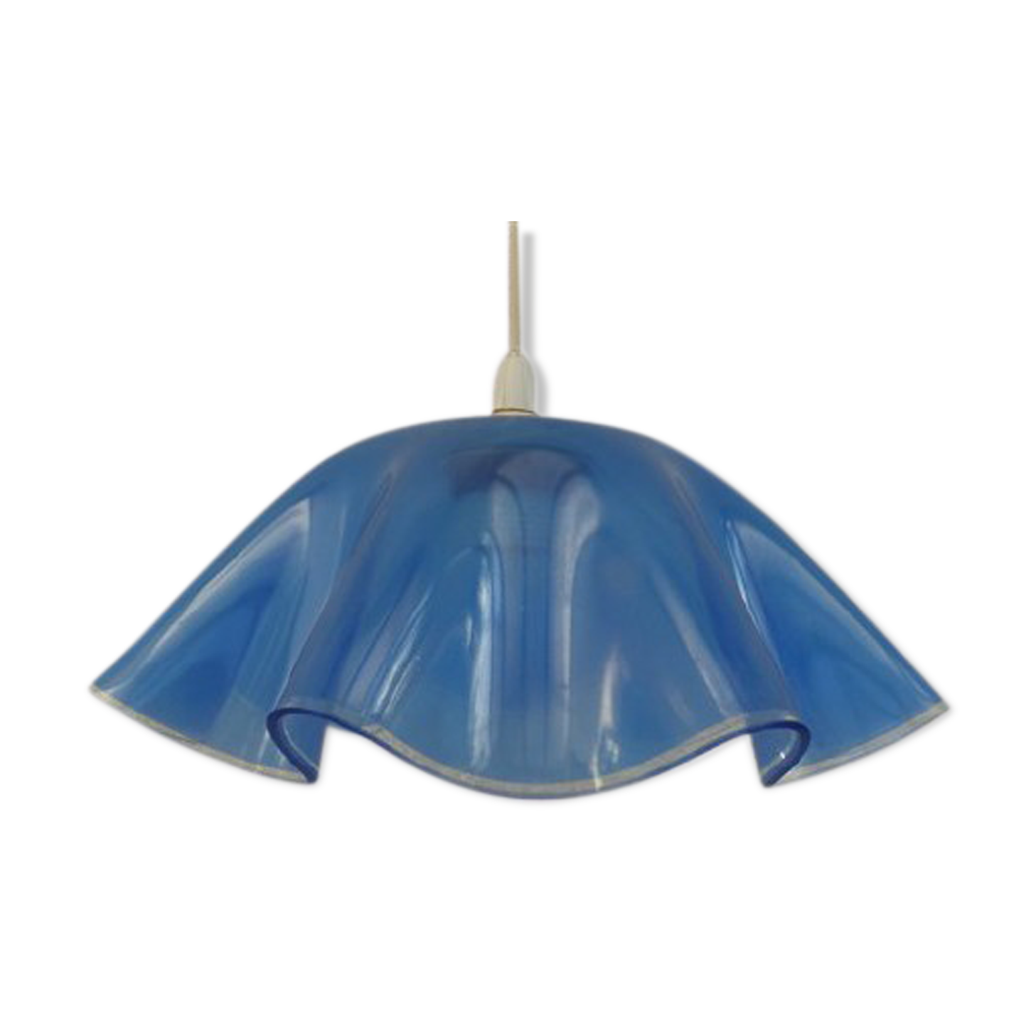 1950 blue glass suspension