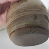 Glazed ceramic vase - Signed pictogram (Signature to be identified)