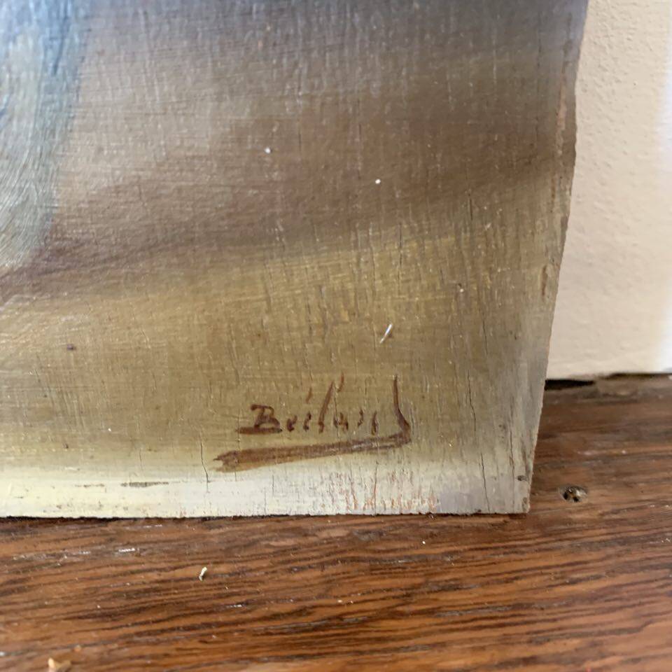 Two oil paintings on panels