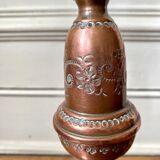 Bougeoir ancien en cuivre