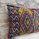 Coussin Kilim berbère vintage, Maroc