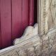 Old Breton bed door, Breton wood facade, headboard, wall decoration
