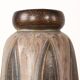 Art Deco period vase in green and gray glazed ceramic by Edouard G