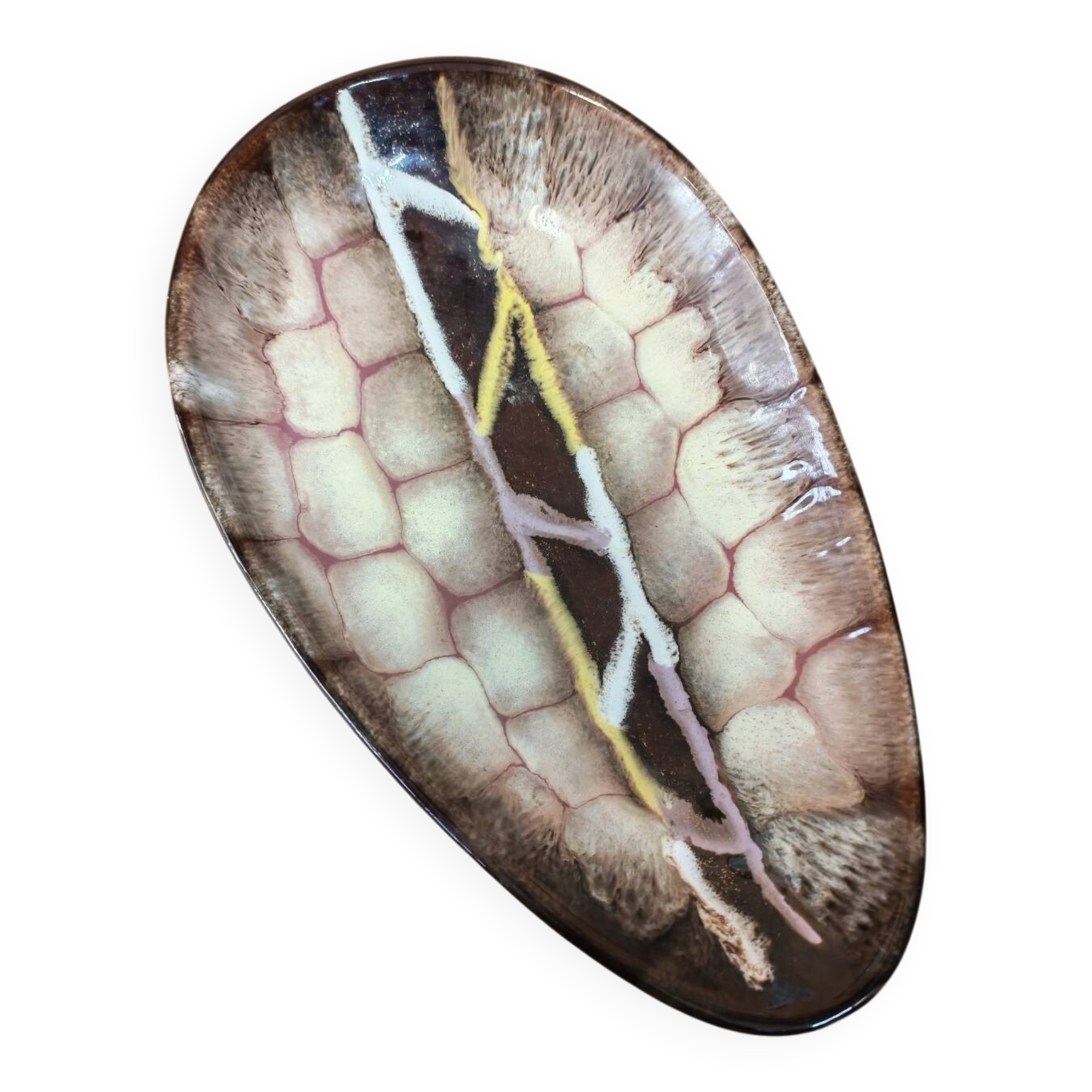 Vintage ceramic modernist bowl