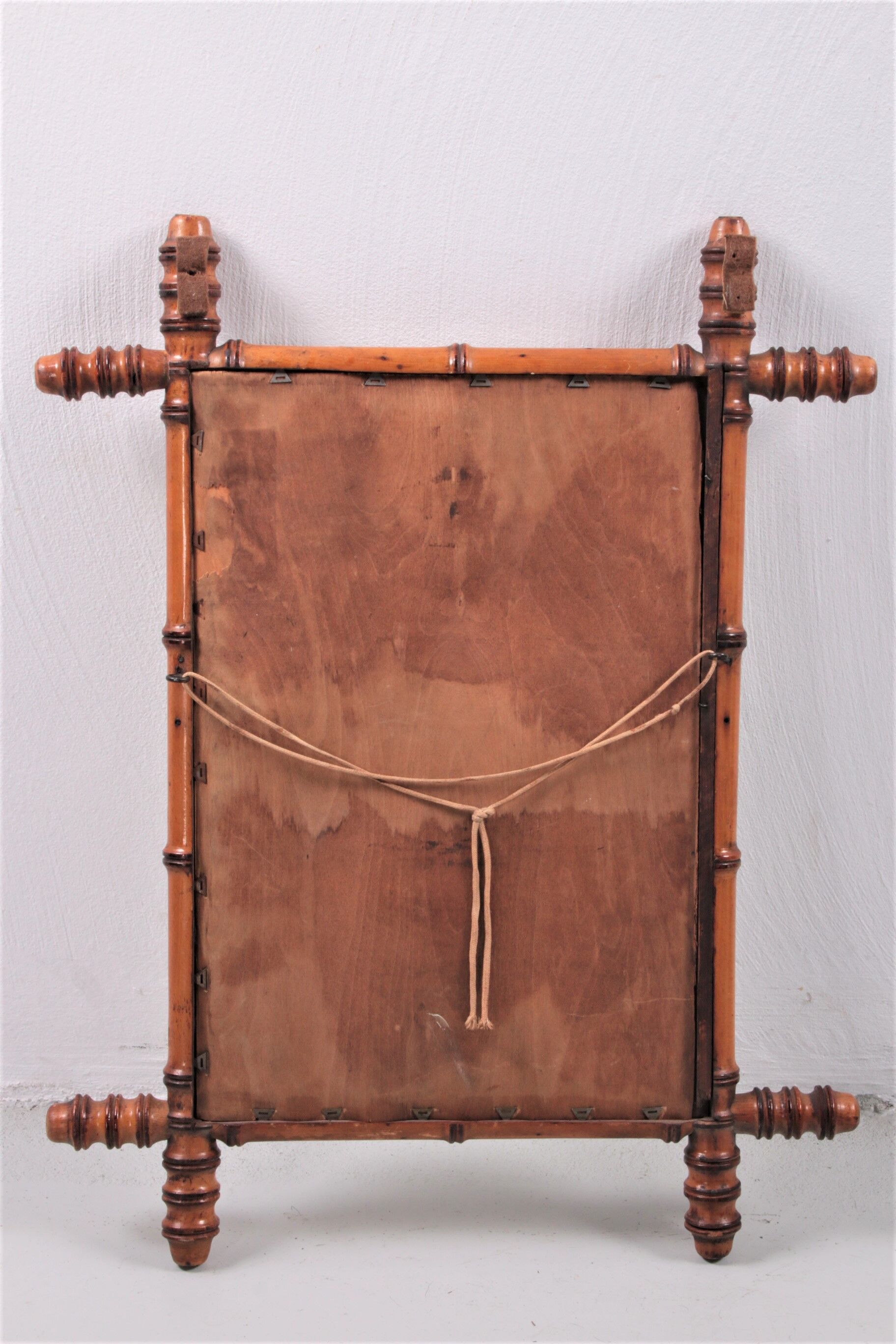 French Bamboo Mirror