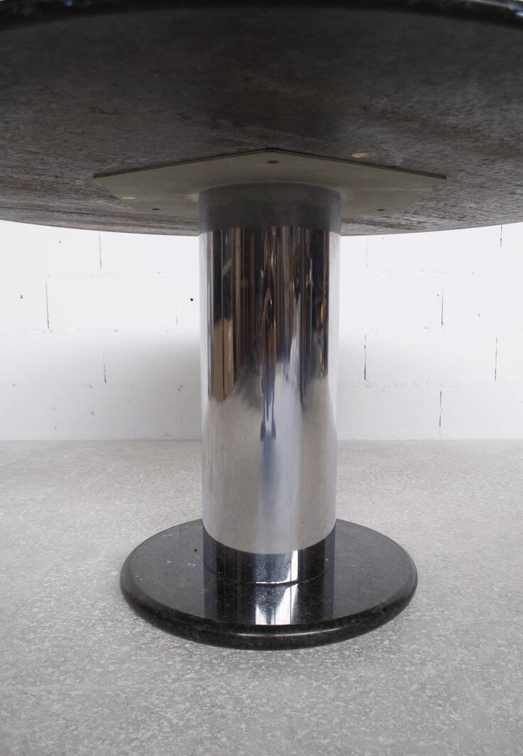 TABLE LOTOROSSO BY ETTORE SOTTSASS MARBLE POLTRONOVA PUBLISHER 1965