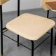 Console in legno 2 sedie in tessuto anni ’60 vintage modernariato