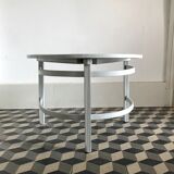 Tripod half moon table
