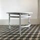 Table demi lune tripode