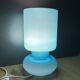 Ikea Lykta lamp in vintage blue glass