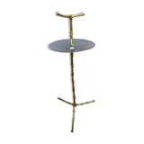 Table d'appoint, bambou en laiton