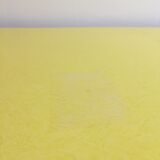 Yellow Formica kitchen table, 1960