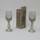 Roemer wine glasses by Josed & Eva Flek, Novy Bor Czechoslovakia.