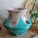 Vase pique vintage flowers