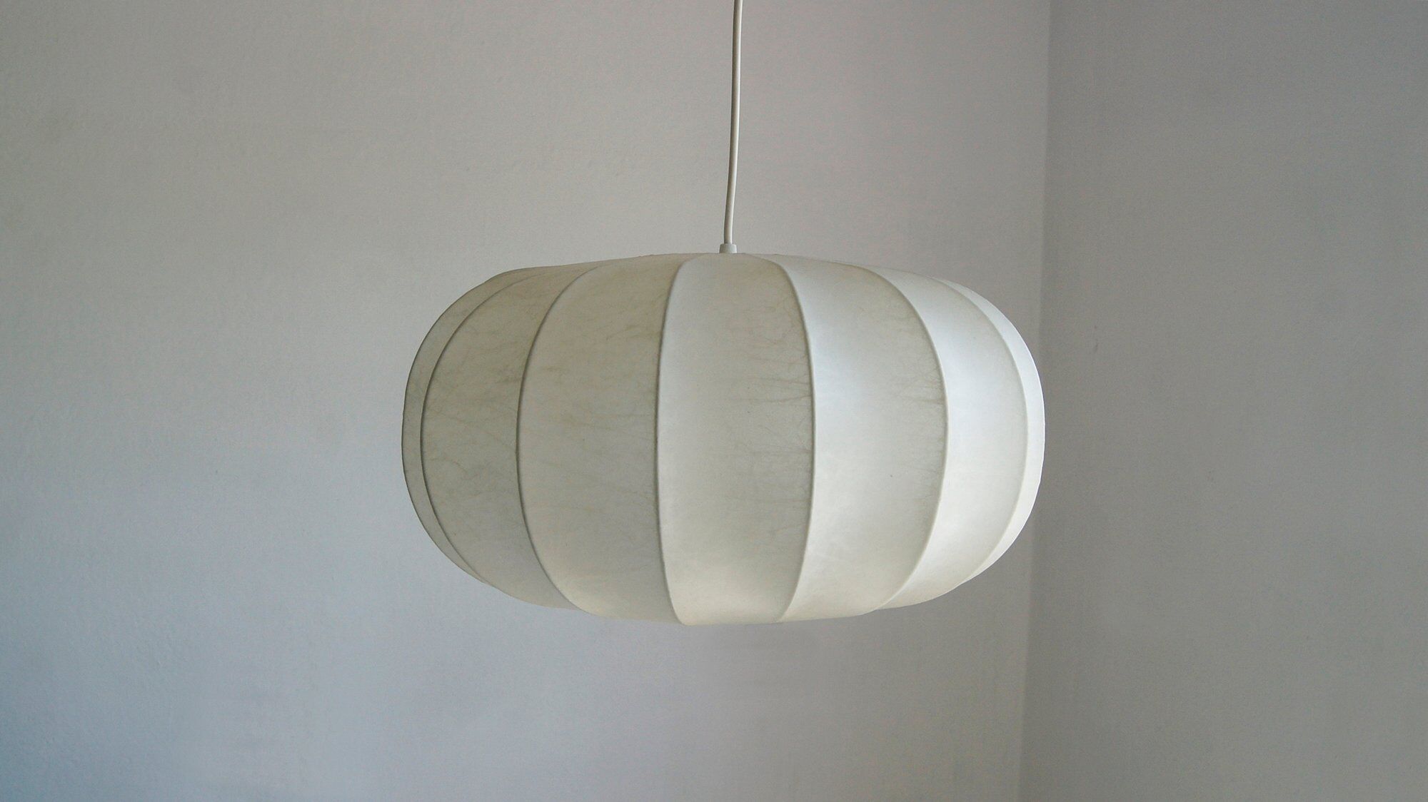 Mid-century german cocoon pendant lamp