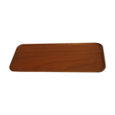 Scandinavian vintage 1960 mahogany tray