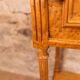 Neo-Louis XVI Nightstand in Spotted Maple & White Marble (Late 19th Century)