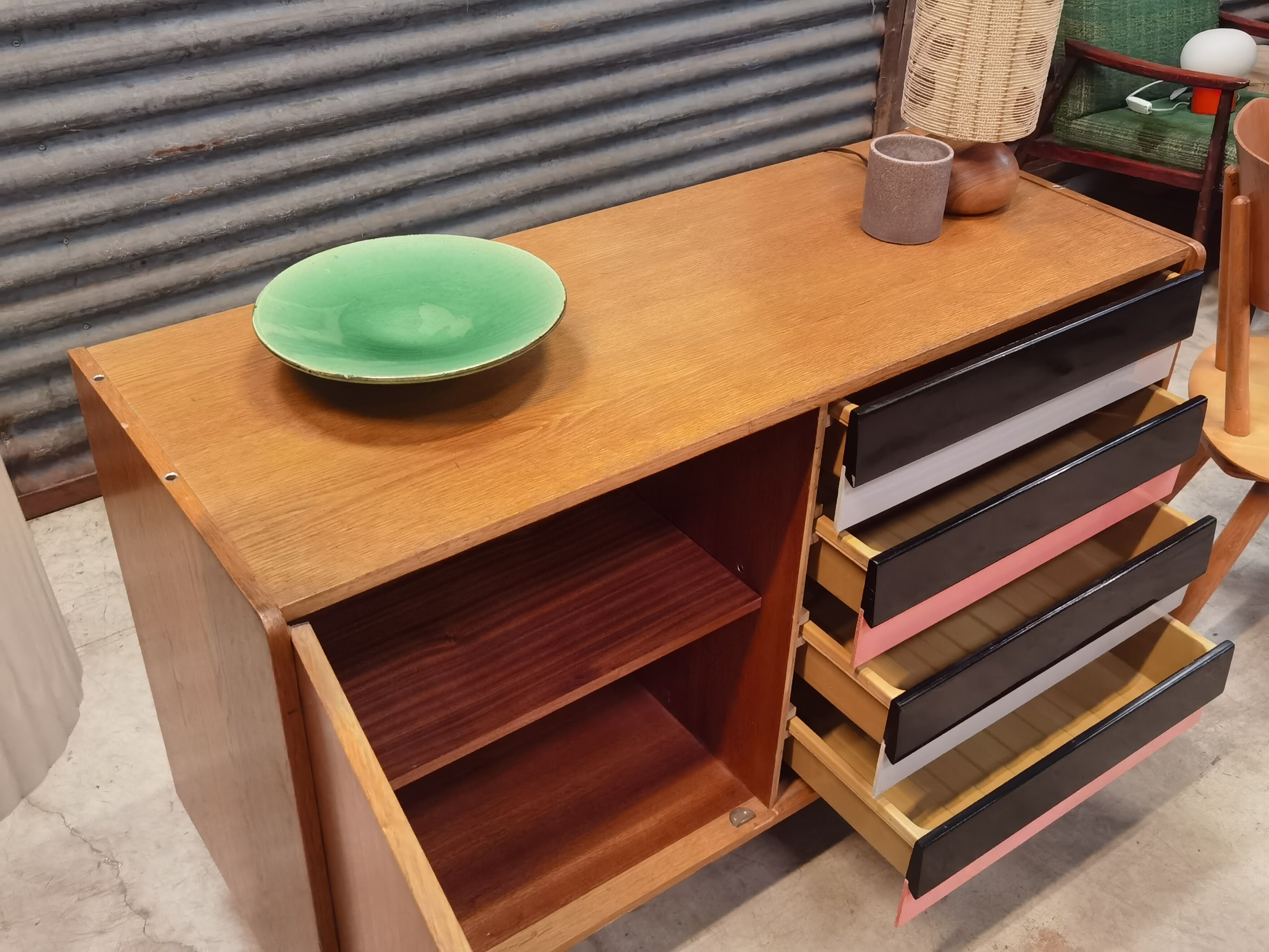 Buffet U 458 Jiri Jiroutek pour Interier Praha 1960
