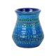 Vintage Blue Bitossi Vase Rimini Blue Aldo Londi Design Sixties