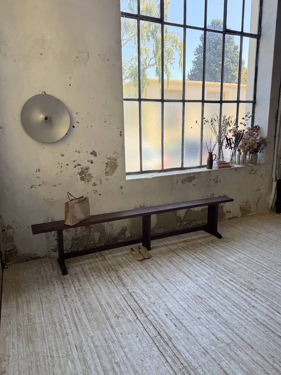 Oak bench 260 cm (2 available)