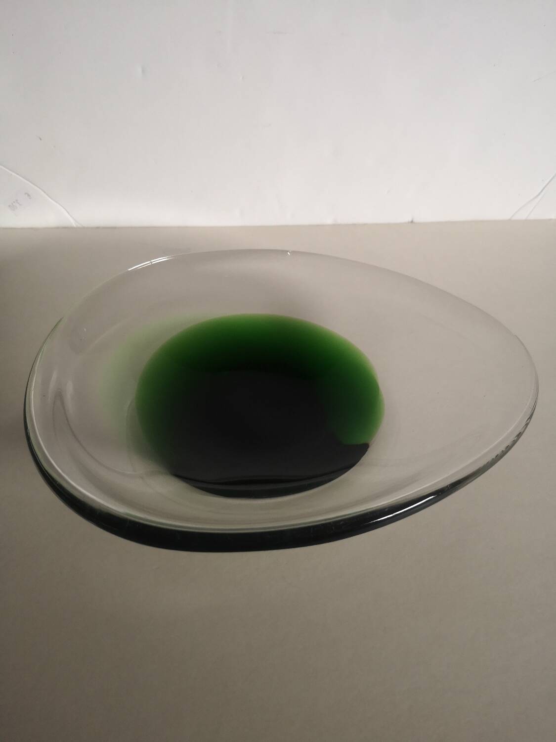 Set of 2 empty pocket glass cups air afrique vintage