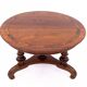 Round table - bench, Northern Europe, late 19th century. After renovation.