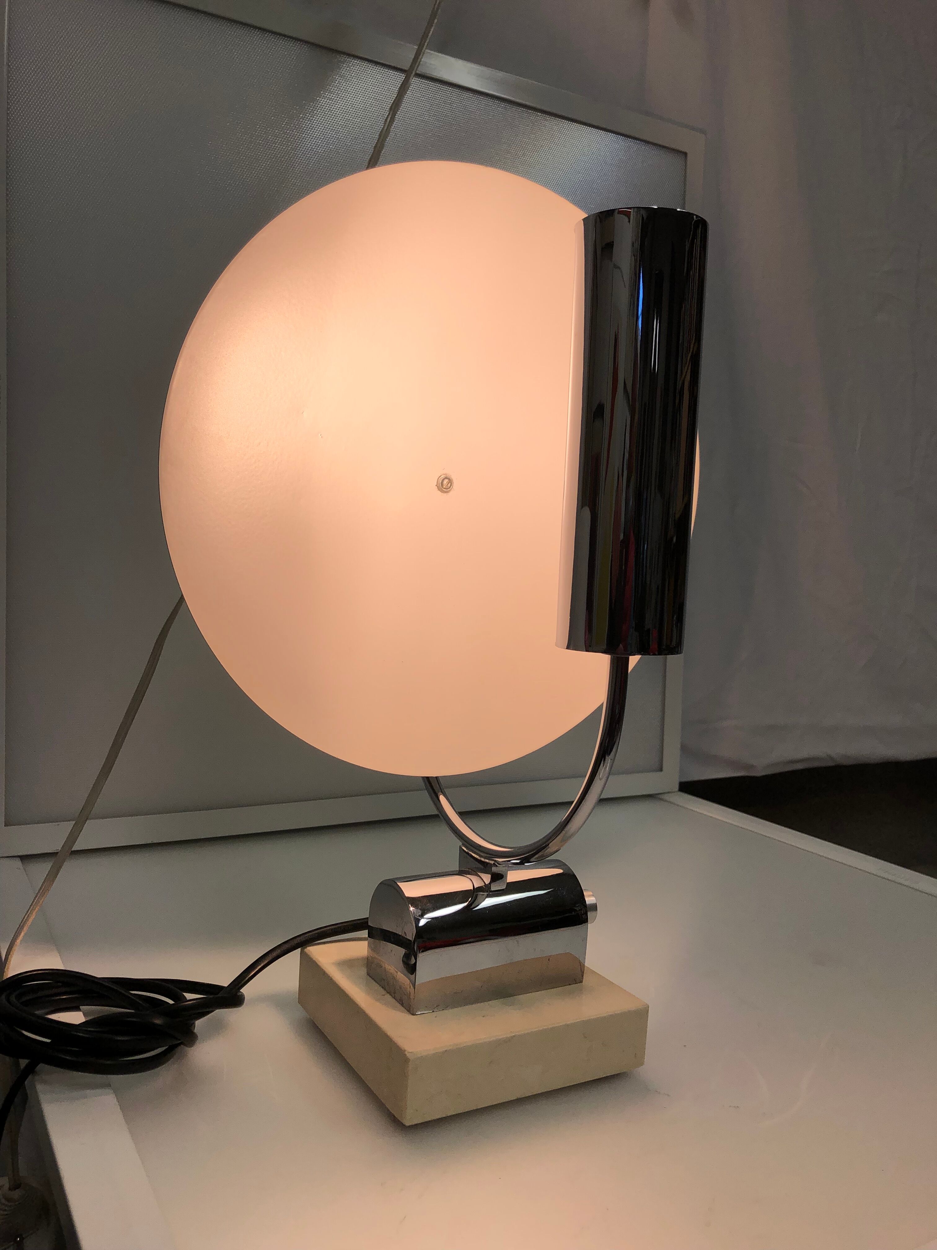 Lampe design space age années 70/80