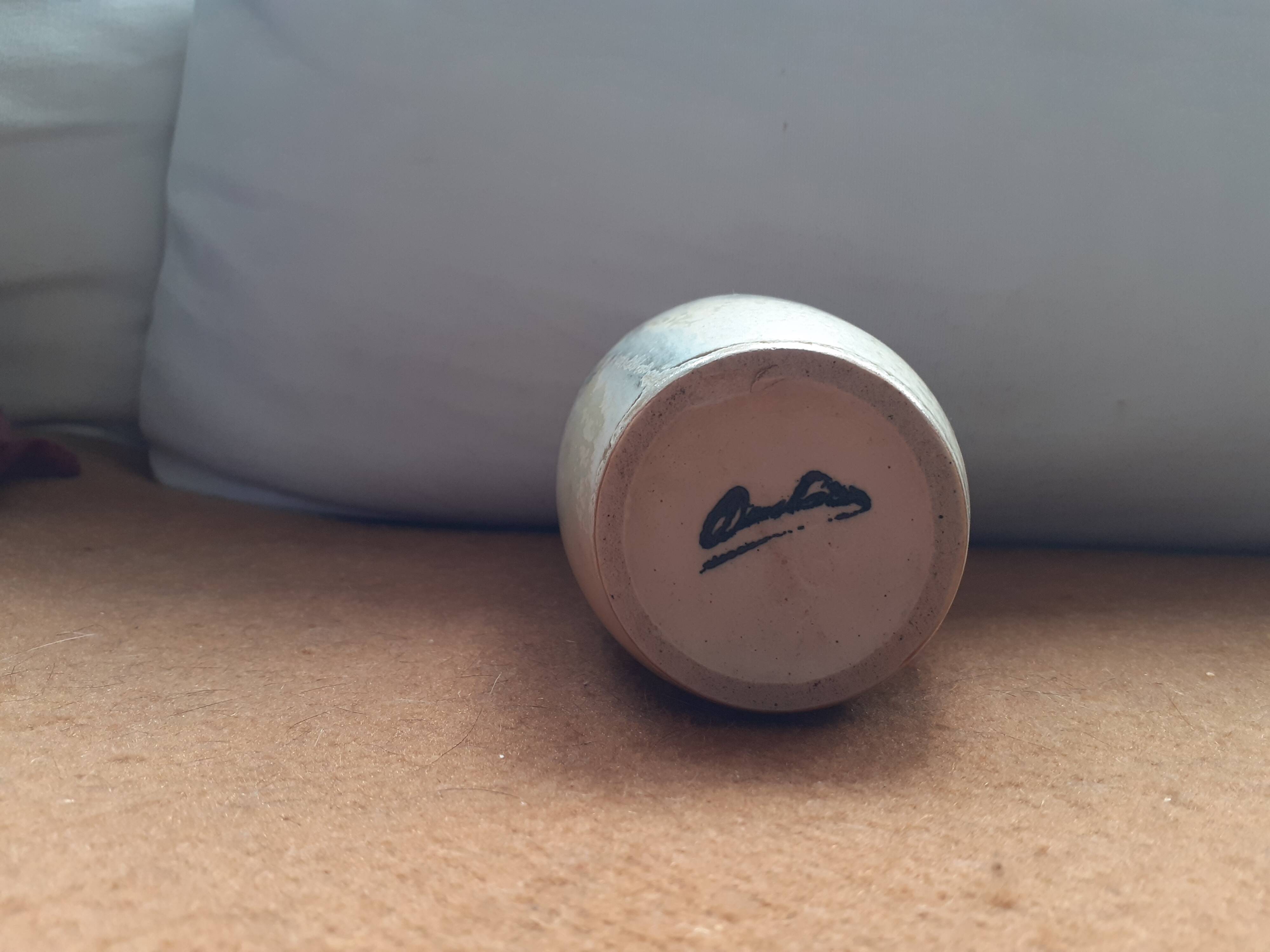 Vintage vase signed Denbac