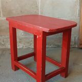 Red pine stool