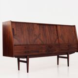 Buffet haut en palissandre, design danois, années 1970, production : Danemark