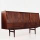 Rosewood highboard, Danish design, 1970s, production: Denmark