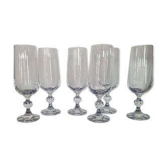 Lot de 6 flûtes à champagne