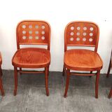 Serie 4 chaises bistrot